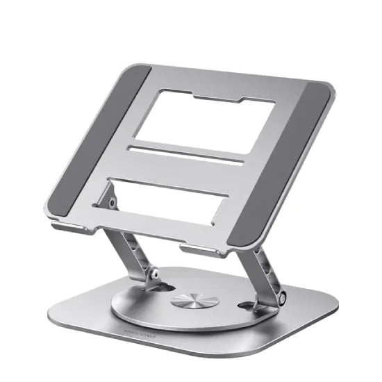 Laptop Stand 360° Desk Rotating Base - Laptop Riser Adjustable Height