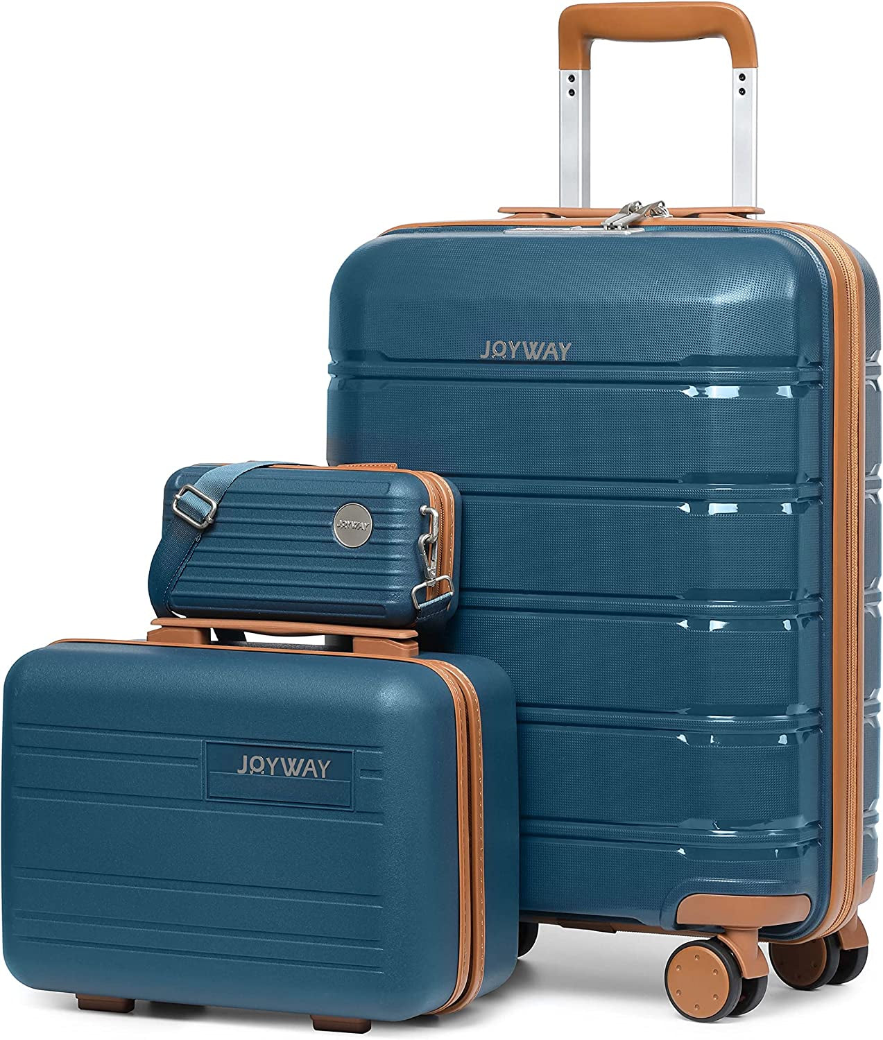 Suitcase Set - Carry-On Suitcases Set with TSA Lock Rigid Luggage with Swivel Wheels