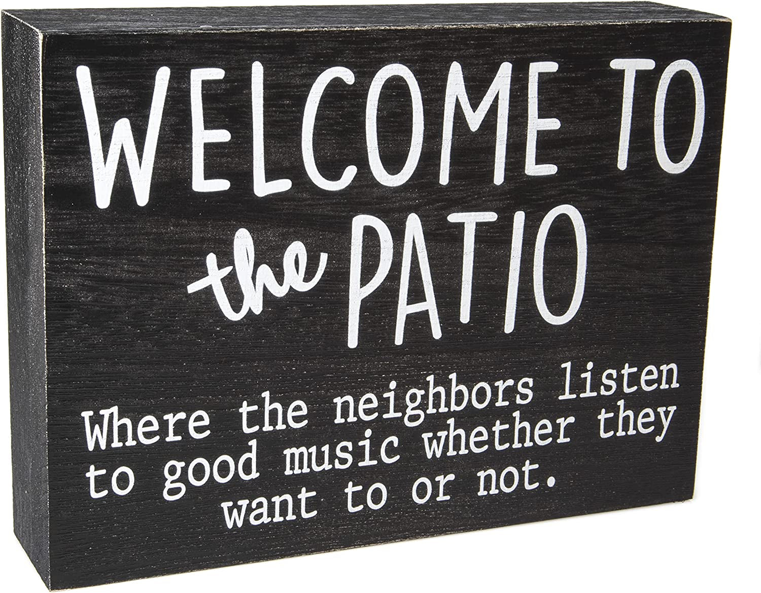 Patio Decor - Wall Art for Backyard Decor Bar and Grill - Hanging Signs Decor