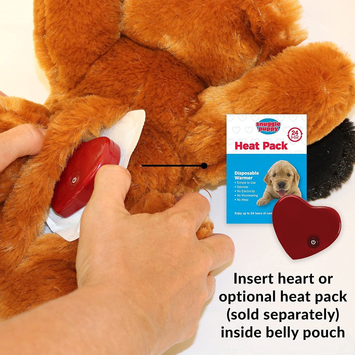 Snuggle Puppy - Heartbeat Behavioral Puppy Aid Toy - Dog Heartbeat Sleep Aid