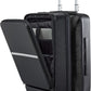 Carry on Luggage with Spinner Wheels Hard Suitcases with Front Pocket & TSA Lock