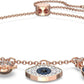 Evil Eye Symbolic Crystal Necklace Jewelry