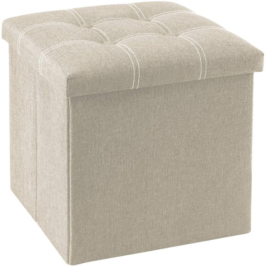 Ottoman Storage Cube - Foldable Storage Boxes & Footrest