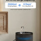 Cat Water Fountain - Pet Silent Water Fountain Built-In Led Light Activated