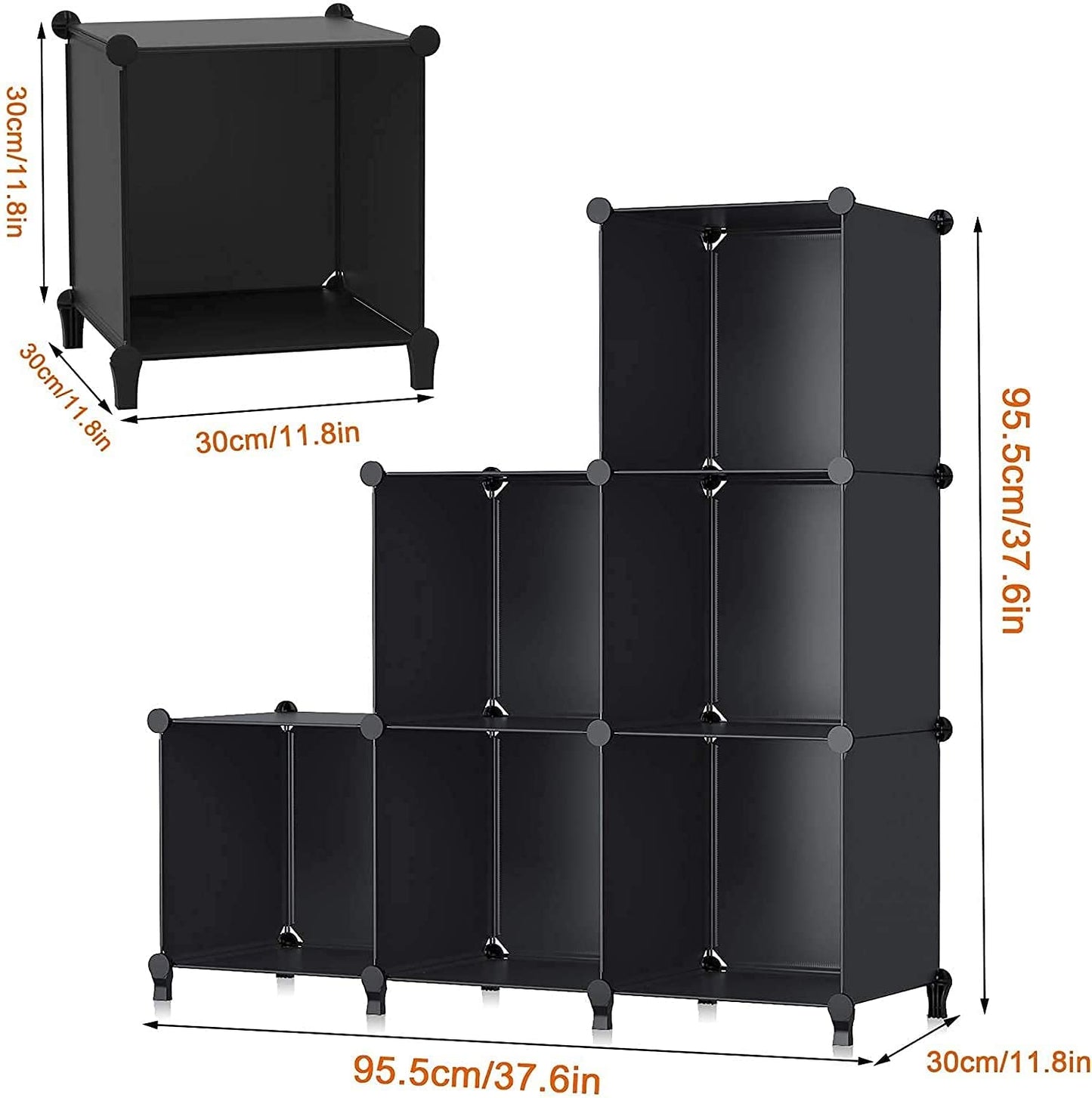 Storage Organizer - Closet Organizer Cubes Cabinet