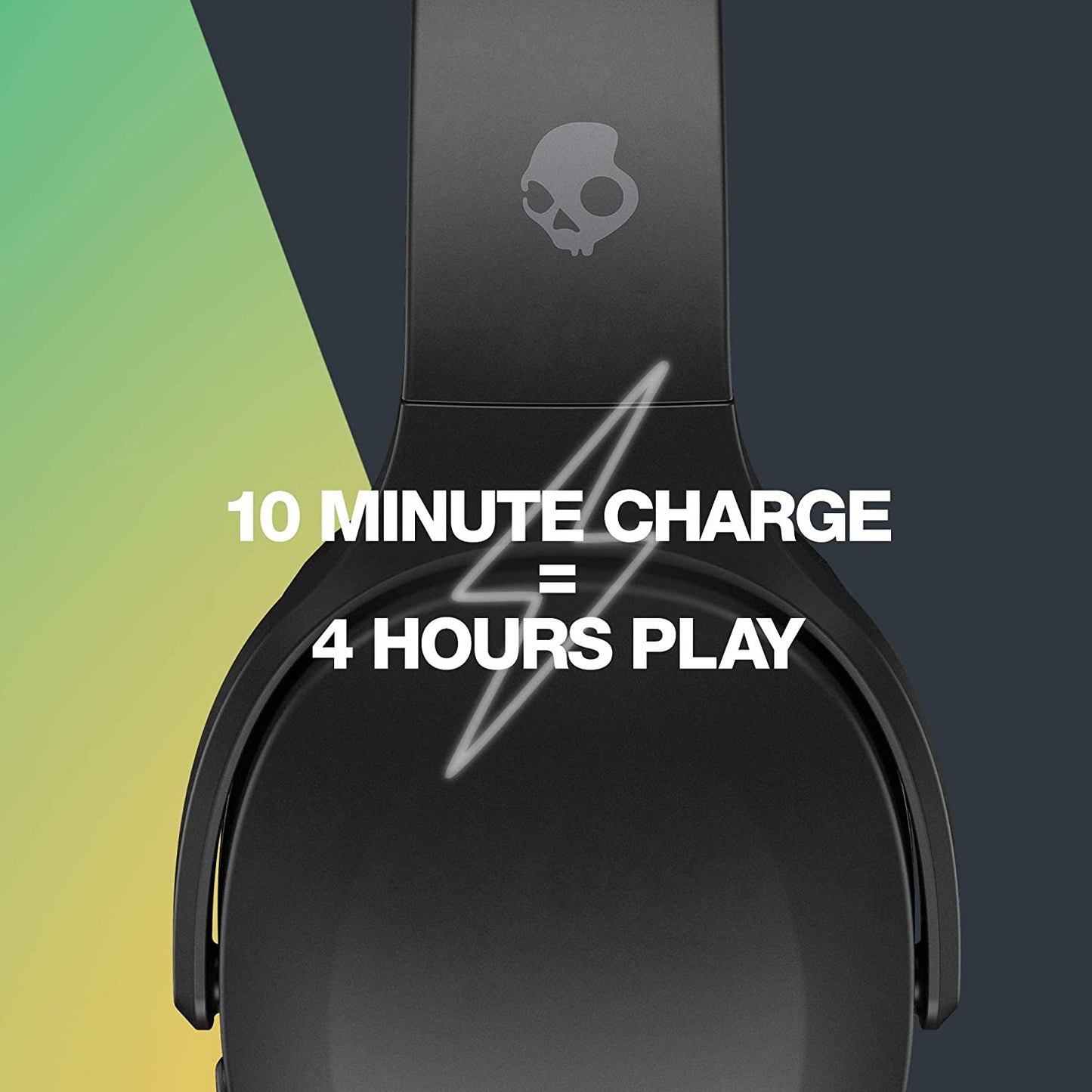 Skullcandy Wireless Headphones - Over-Ear Bluetooth Headphones with Mic Extra Bass