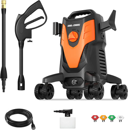 Powerful Electric Pressure Washer - Power Washer with Hose Hook