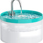 Cat Water Fountain - Pet Silent Water Fountain Built-In Led Light Activated