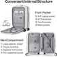 Carry on Luggage with Spinner Wheels Hard Suitcases with Front Pocket & TSA Lock