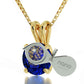 14k Yellow Gold inscribed Necklace