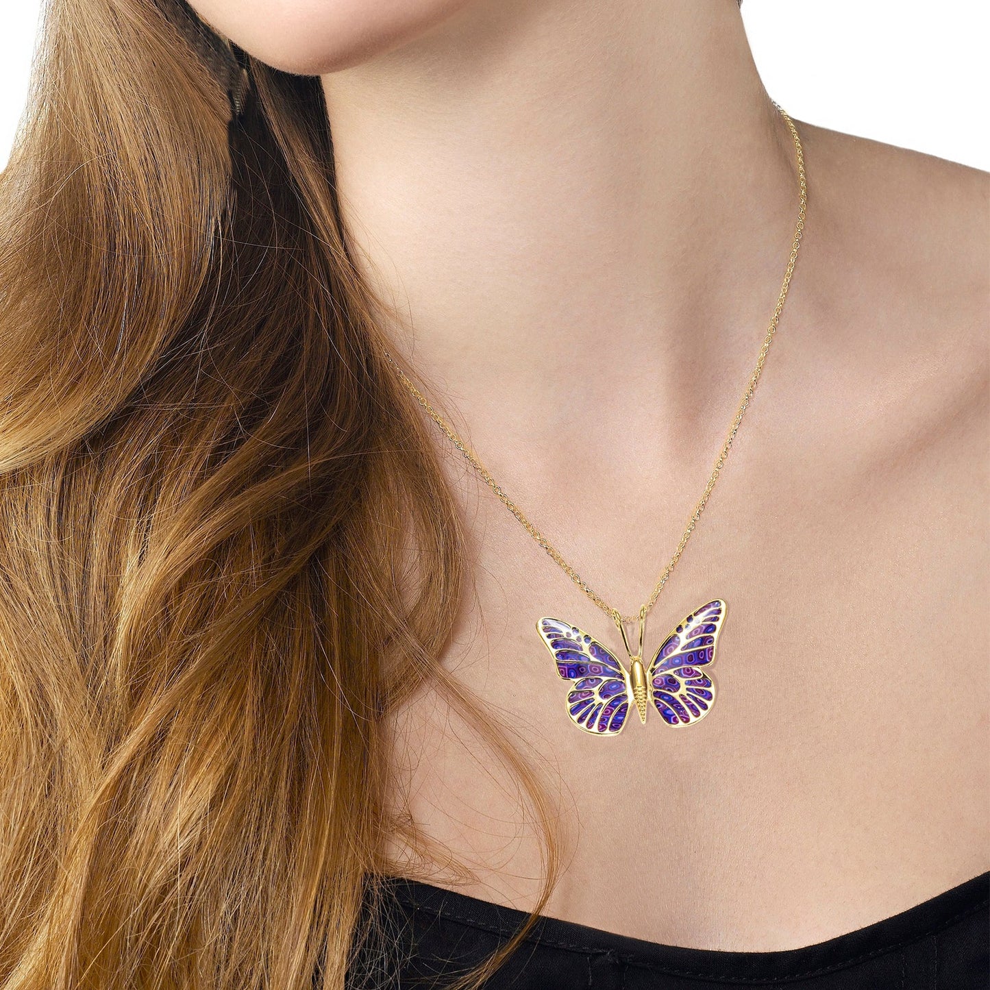 Silver Butterfly Handcrafted Necklace