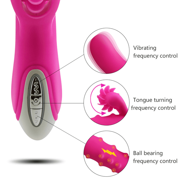 Clit-Licking Rolling Vibrator