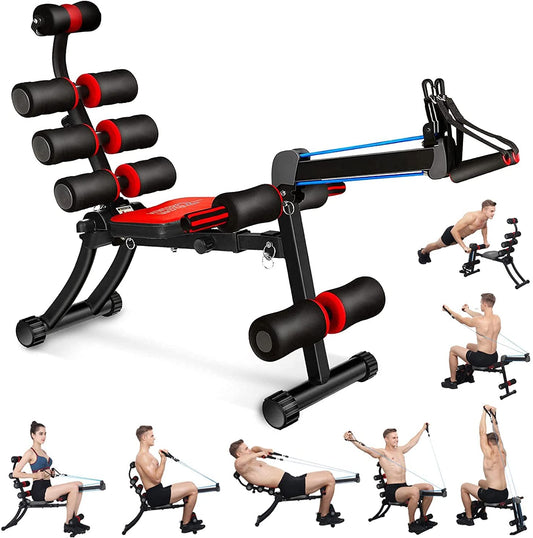 Foldable & Adjustable Core Strength Training and Abdominal Workout Equipment