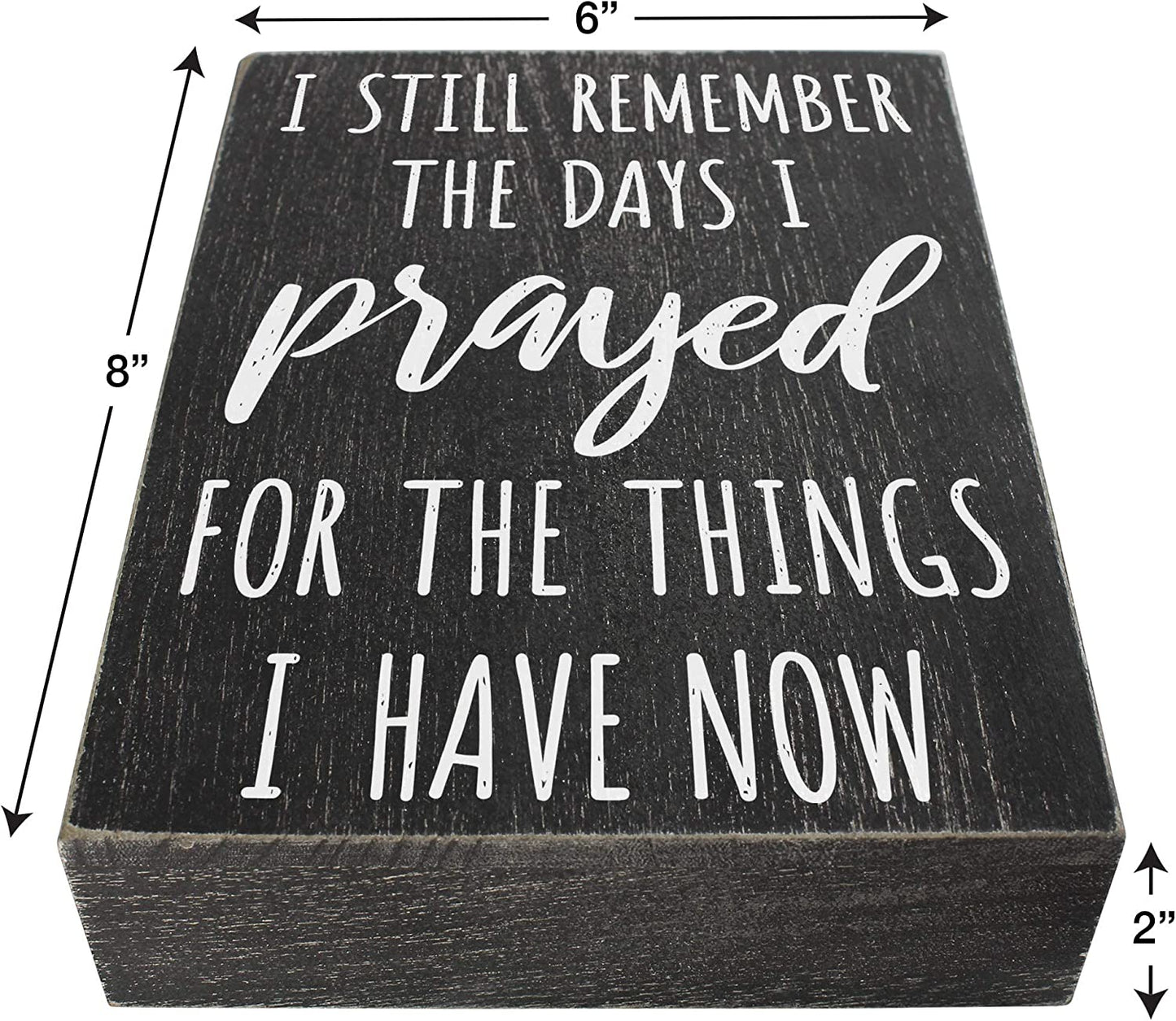 I Still Remember the Days I Prayed - Modern Farmhouse Decor for Wall Decorations