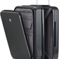 Carry on Luggage with Spinner Wheels Hard Suitcases with Front Pocket & TSA Lock