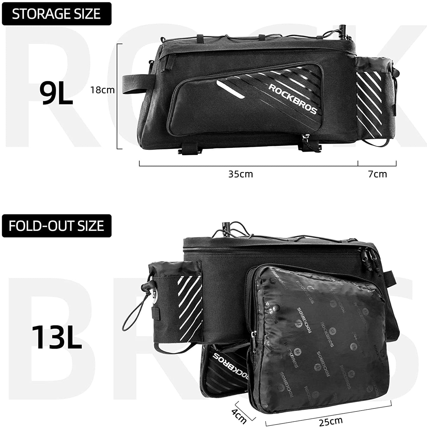 Bicycle Bag - Bike Panniers Storage Luggage