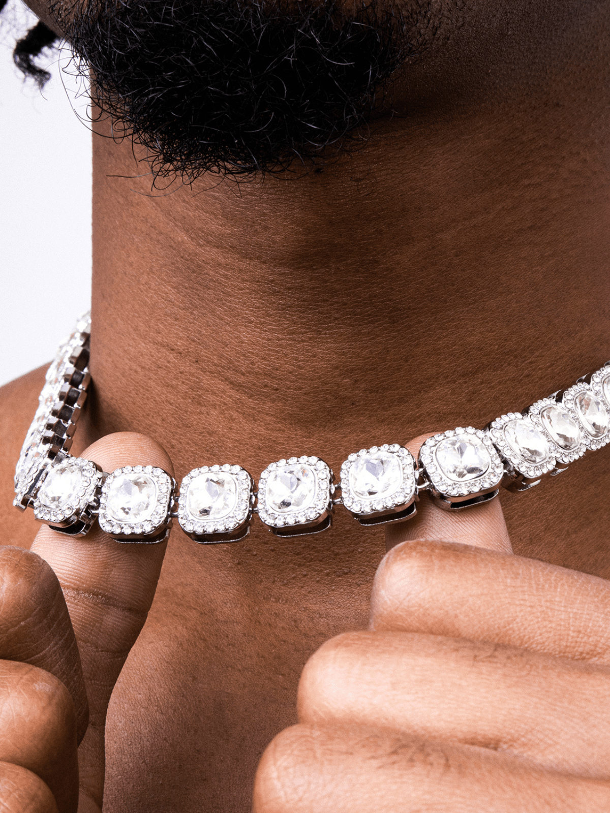 White Gold Tennis Chain