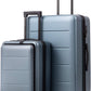 Luggage Suitcase Set - Carry on ABS+PC Spinner Trolley with Pocket