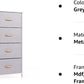 Bedroom Storage Organizer 4 Drawer Fabric Dresser Storage Unit