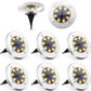 Garden and Patio Solar Powered Lights - 8 LED Waterproof Outdoor Solar Lights