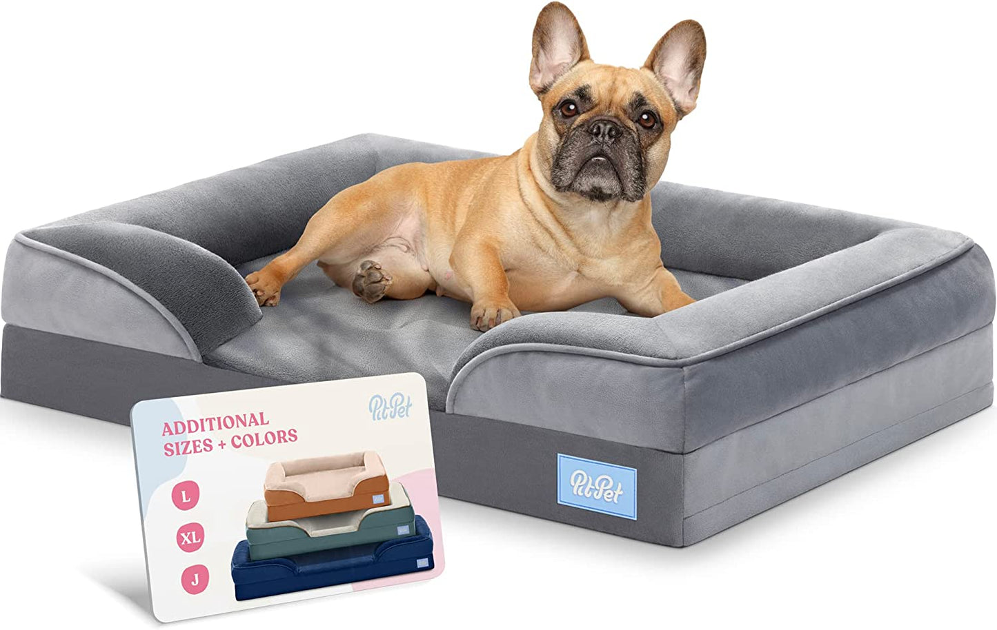 Dog Sofa Bed - Ultra Comfortable Breathable Dog Beds & Waterproof Neck Support