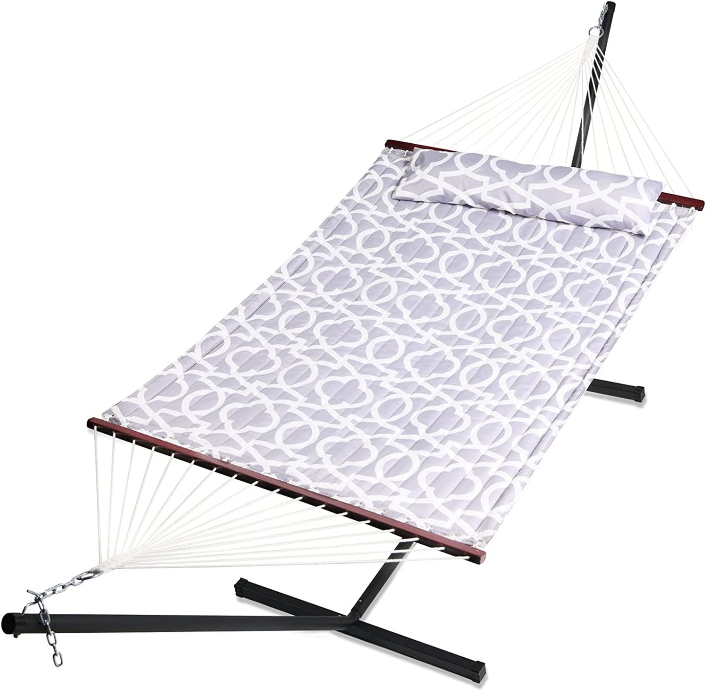 Outdoor Hammock - 2 Person Heavy Duty Hammock with Stand Included