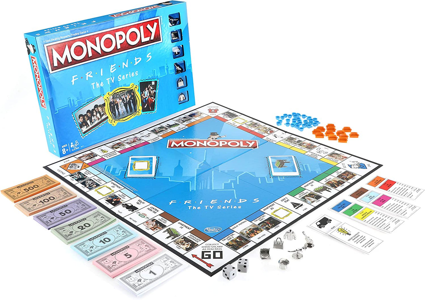 Monopoly Board Game Friends TV Series Edition - Fun Game for Fans Ages 8 and Up