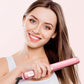 Salon Flat Iron Hair Straightener - Auto Shut-Off Negative Ion Titanium Plates Hair Straightener
