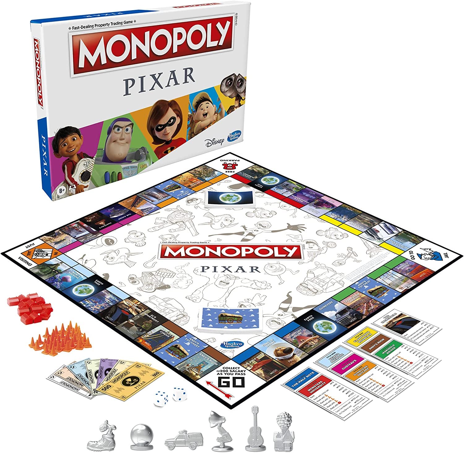 Pixar Edition Monopoly Board Game - Disney and Pixar's and More! Board Game Edition