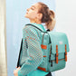 Vintage Laptop Backpack - Men & Women Travel Backpacks with USB Charging Port