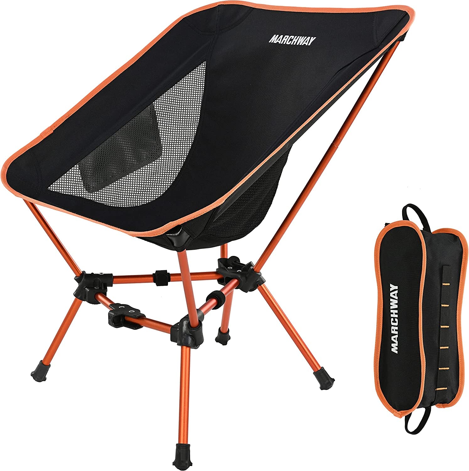 Folding Camping Chair - Portable Compact Outdoor Camp Travel Beach Picnic Festival Chair