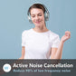 Noise Cancelling Wireless Headphones with Game Mode