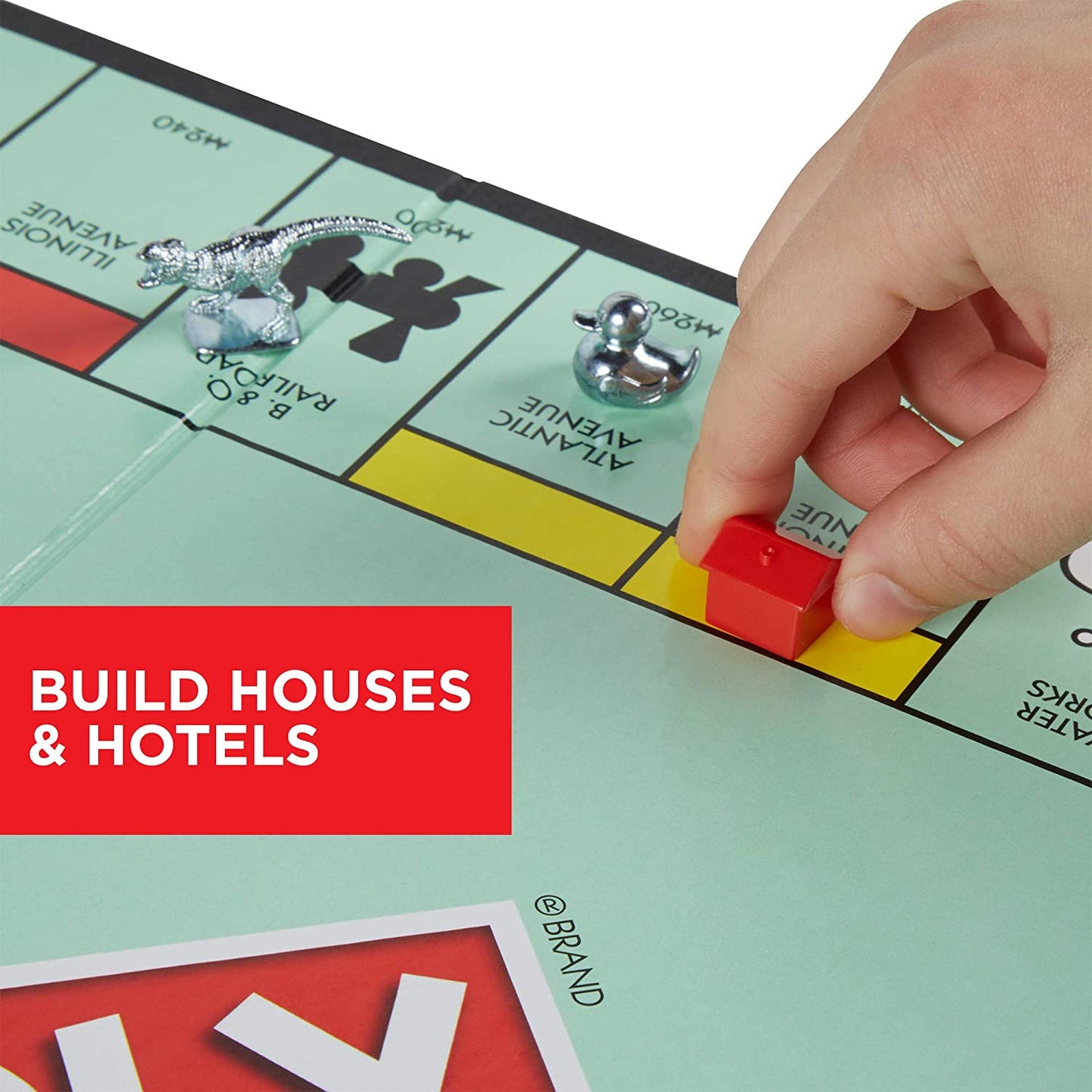 Monopoly Game - Family Board Games for 2 to 6 Players Includes 8 Tokens