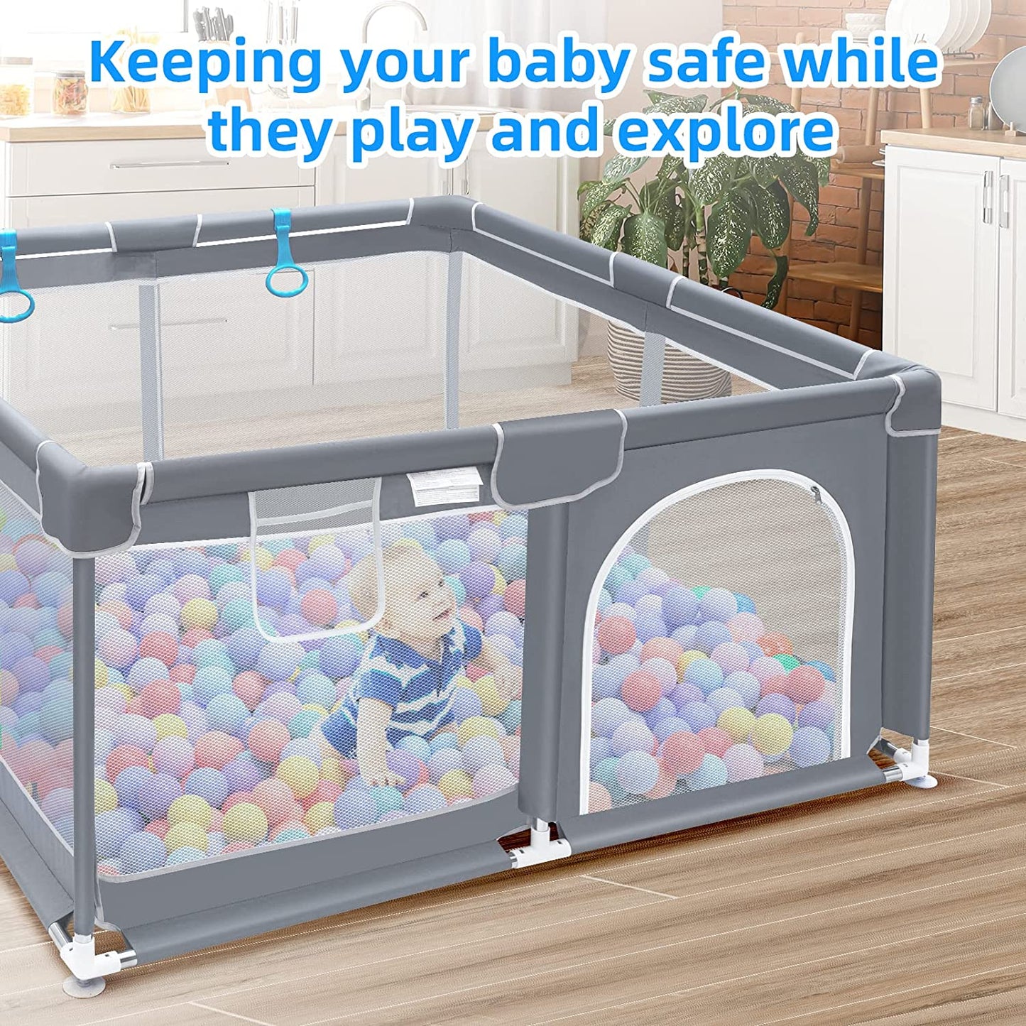 Baby Playpen for Toddler - Large Playard for Babies and Toddlers