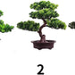 Artificial Bonsai Pine Tree Potted Plant Desk Display Fake Japanese Bonsai Plant