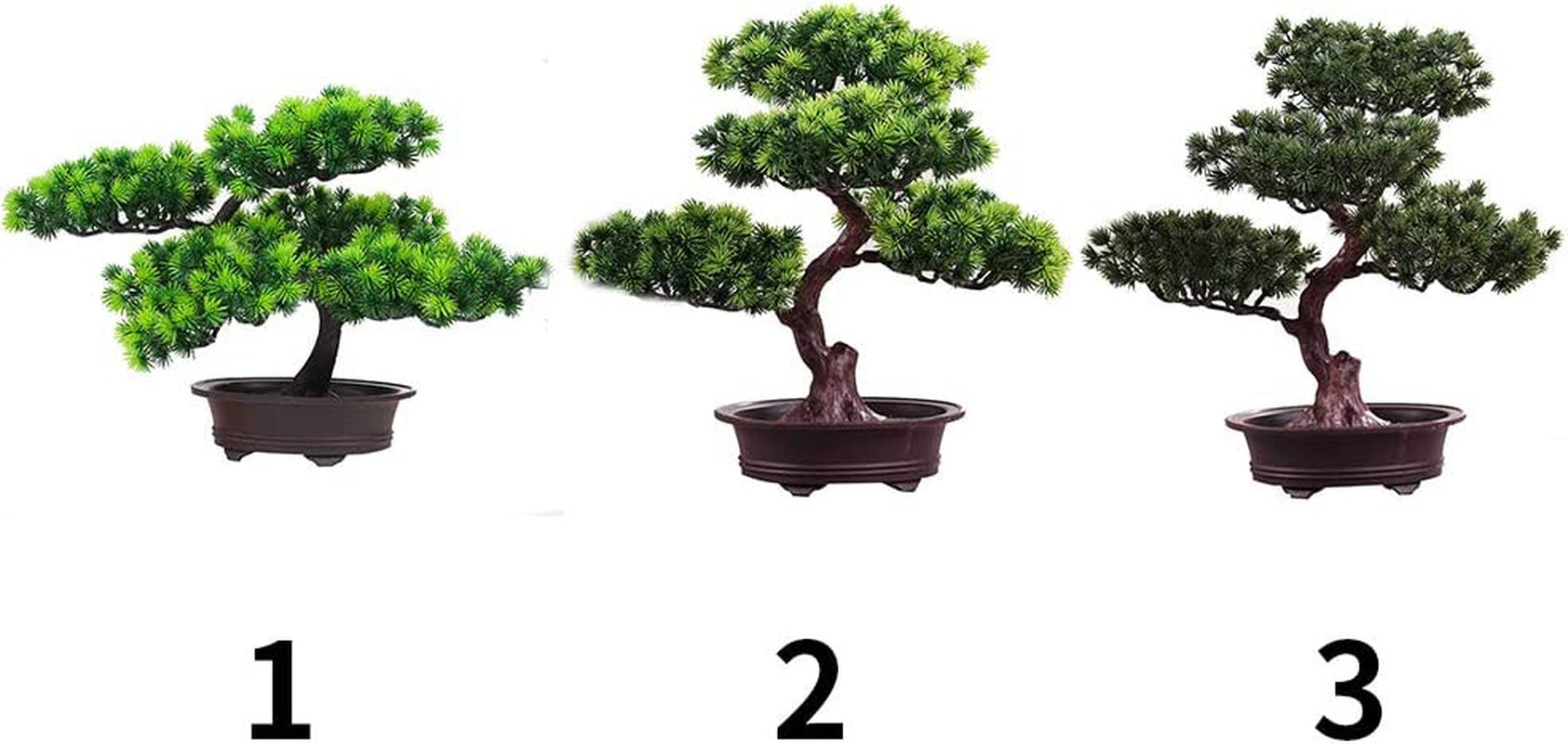 Artificial Bonsai Pine Tree Potted Plant Desk Display Fake Japanese Bonsai Plant