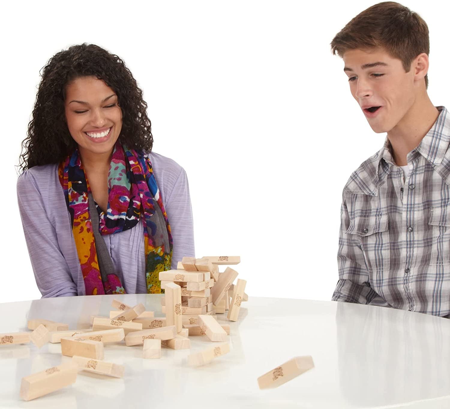 Jenga - Classic Game with Genuine Hardwood Blocks Stacking Tower Game