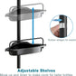 Bathroom Corner Caddy - Bathtub Storage Organizer for Shampoo Accessories