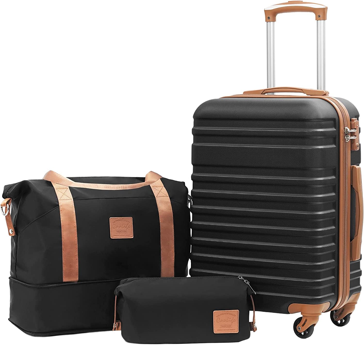 Suitcase Set - 3 Pieces Carry on Luggage Sets Hard side with TSA Lock & Spinner Wheels