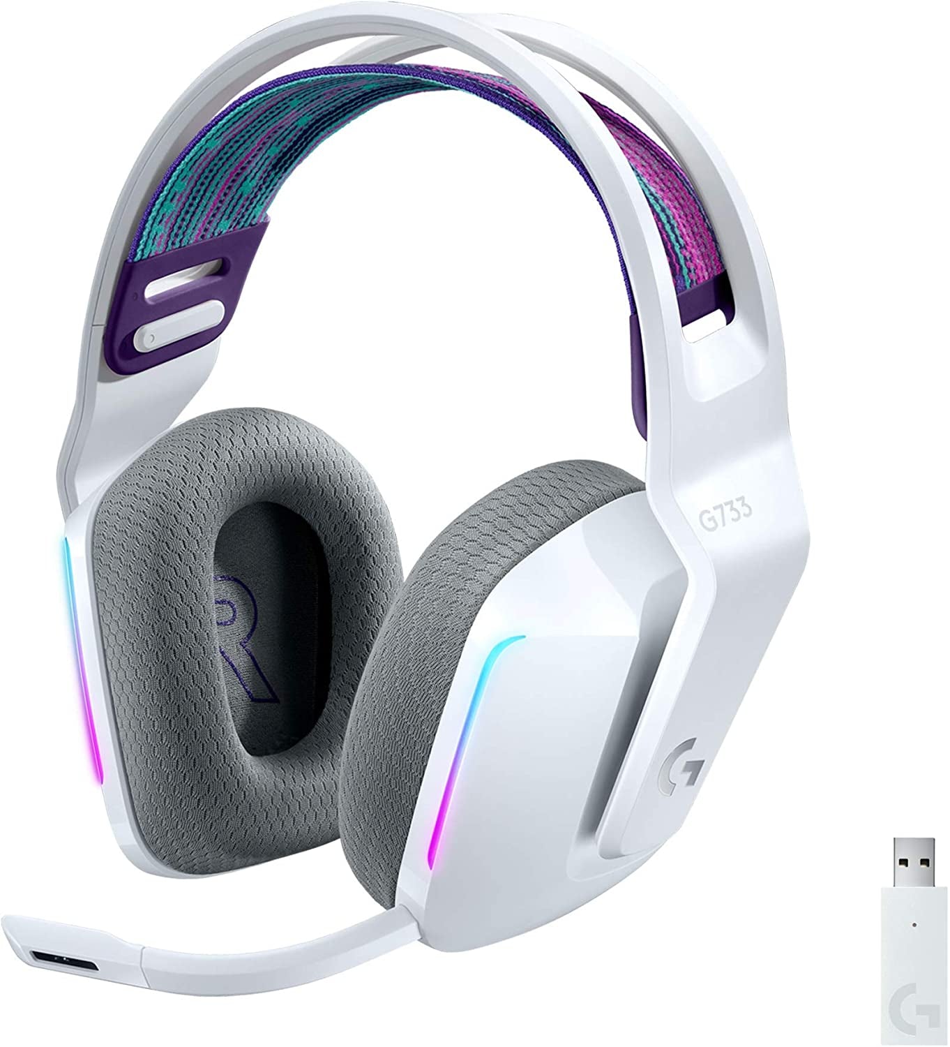 Lightspeed Wireless Gaming Headset - Suspension Headband Lightsync RGB and PRO-G Audio Drivers