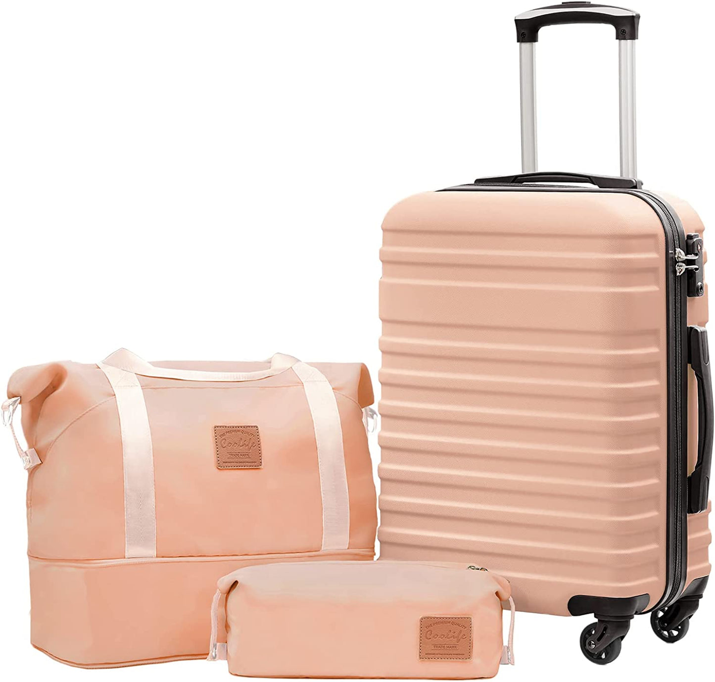 Suitcase Set - 3 Pieces Carry on Luggage Sets Hard side with TSA Lock & Spinner Wheels