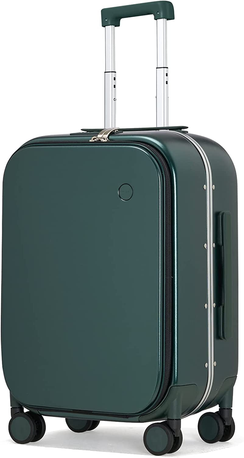 Luggage Suitcase - Travel Luggage Aluminum Frame with TSA Lock & Cover