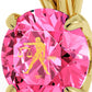 Libra Necklace 24k Gold Inscribed on Crystal