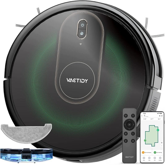 Robot Vacuum Cleaner - Self-Charging Robot Vacuum Cleaner with Navigation Siri App Alexa & Wifi